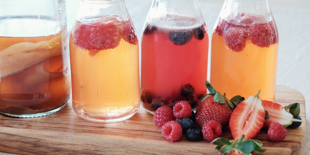 Sekundární fermentace kombuchy