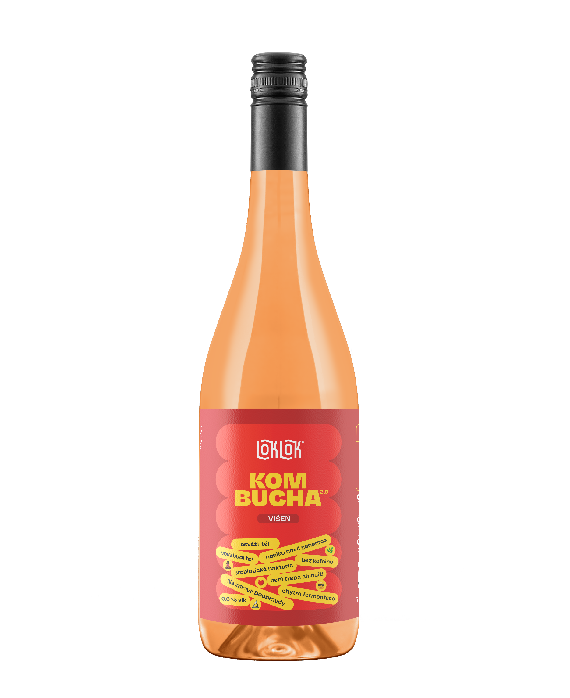 6x Loklok kombucha Višeň 750ml