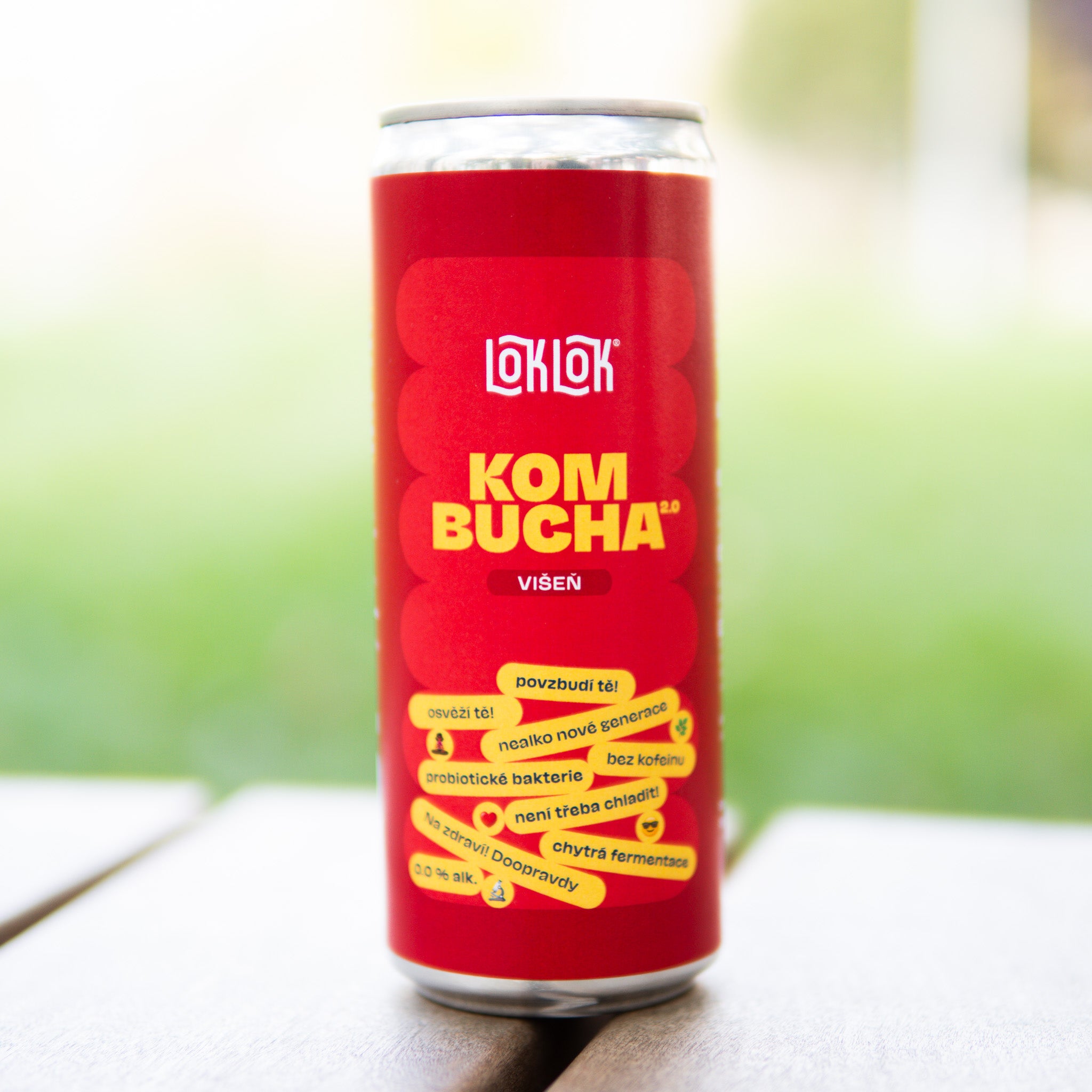 12x Loklok kombucha Višeň 330ml