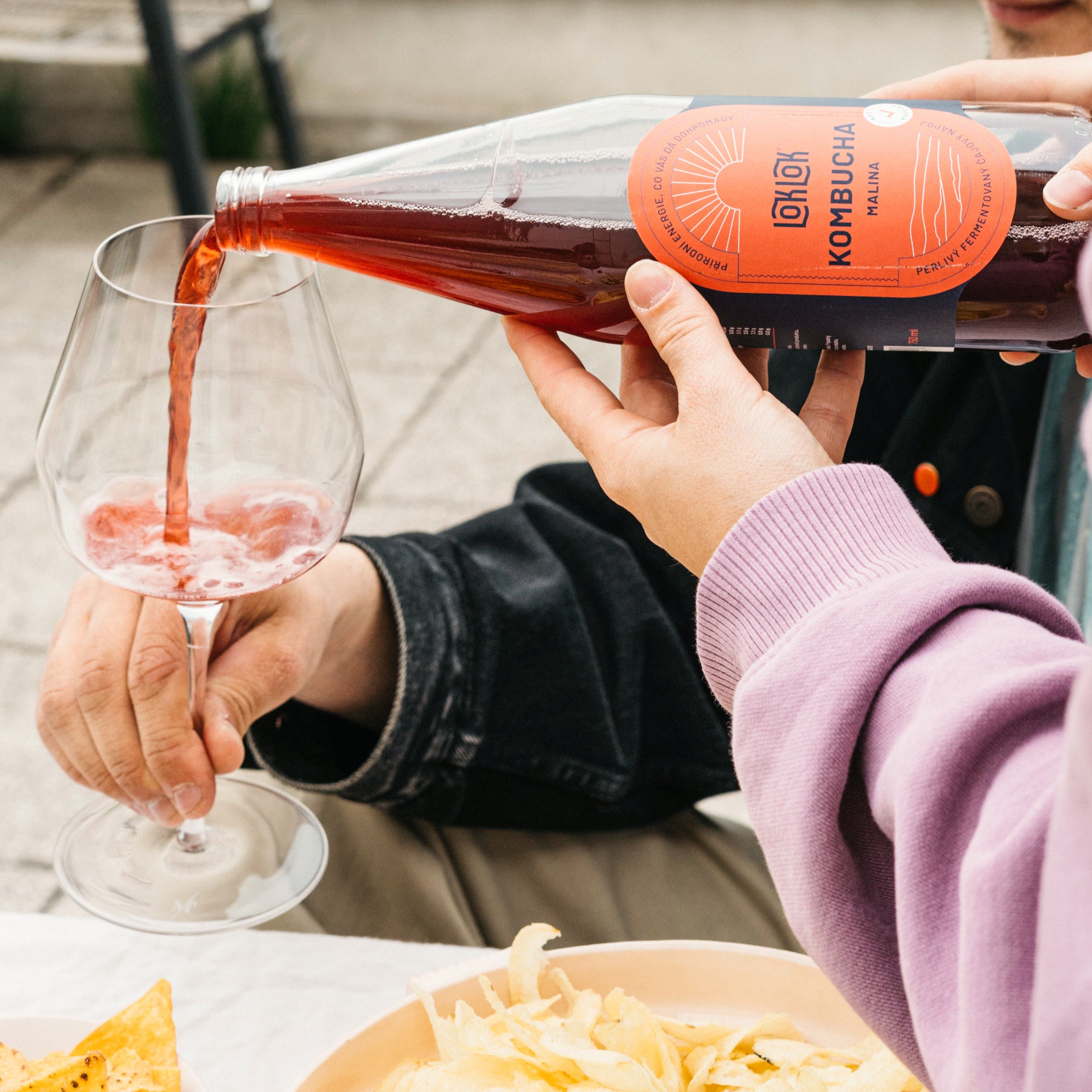 6x Loklok kombucha Malina 750ml