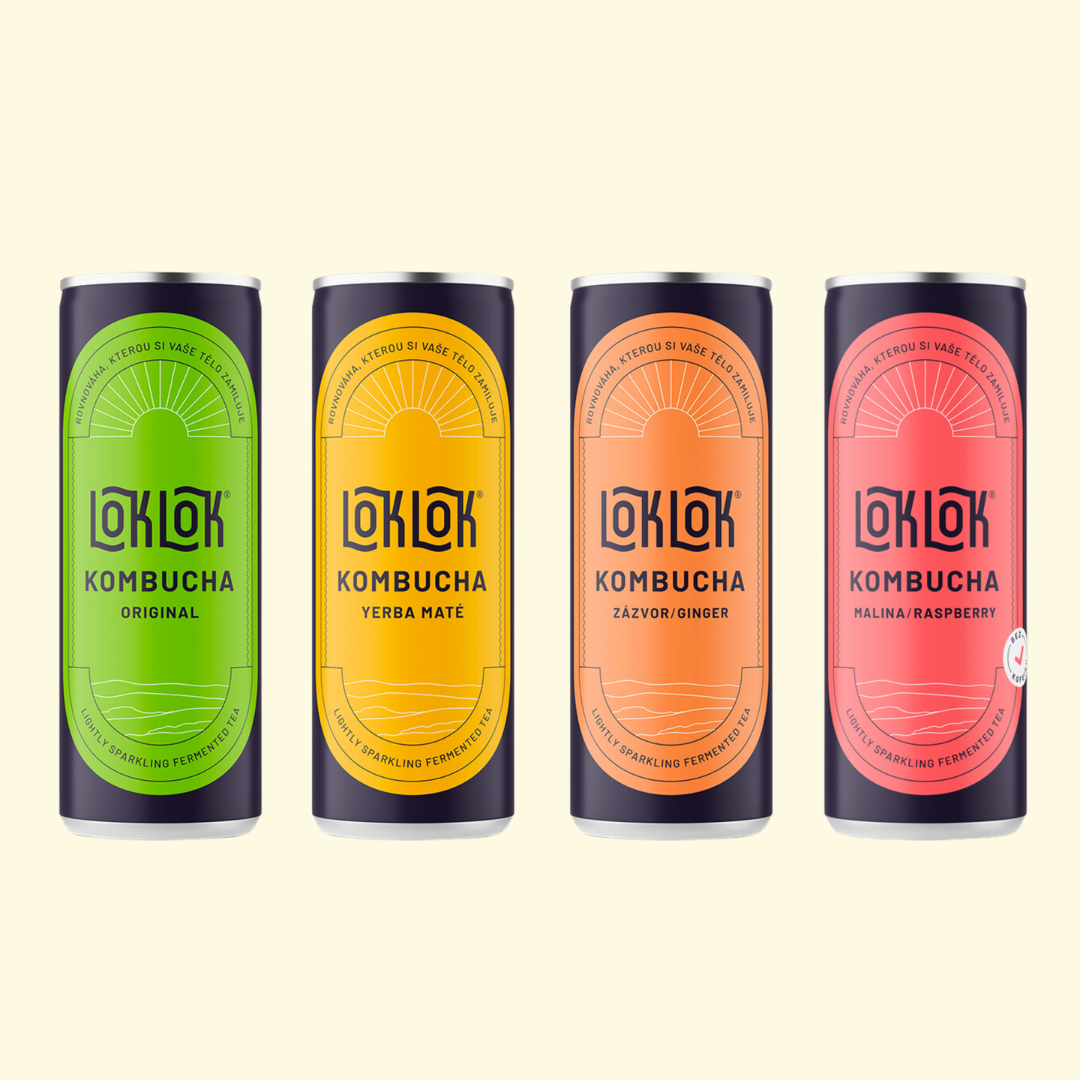 12x Loklok kombucha MIX 330ml