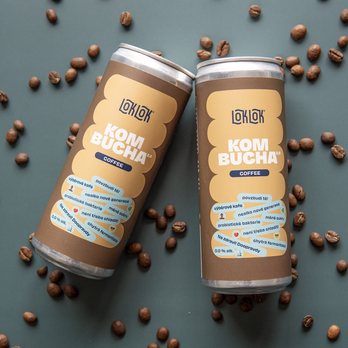 12x Loklok kombucha Káva 330ml
