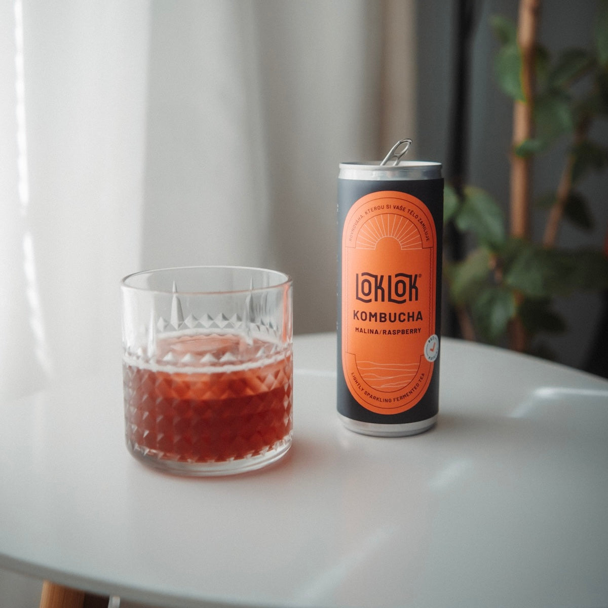 12x Loklok kombucha Malina 330ml