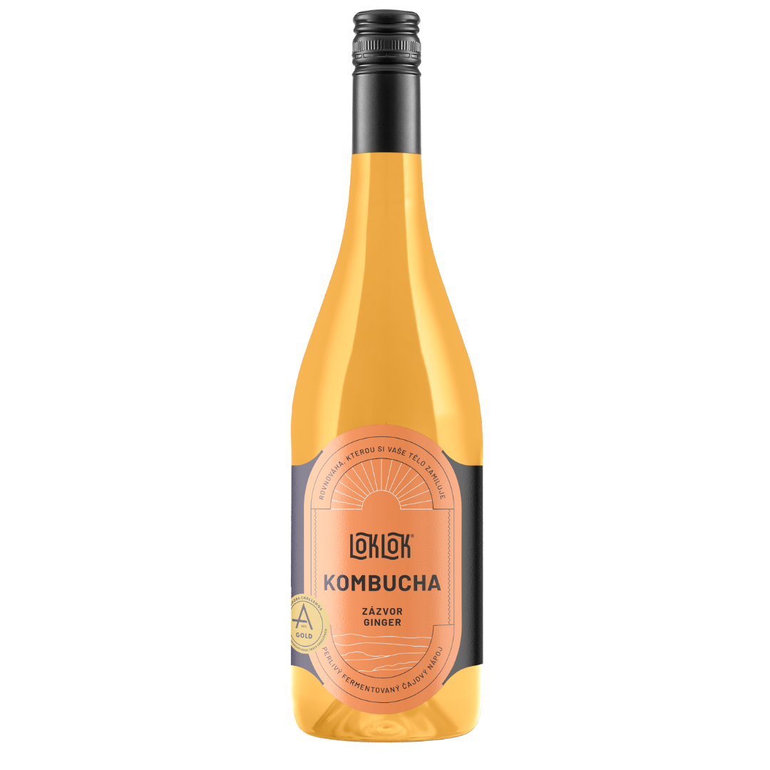 6x Loklok kombucha Zázvor 750ml