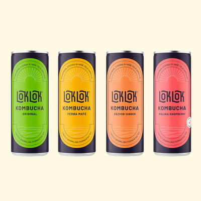 12x Loklok kombucha MIX 330ml