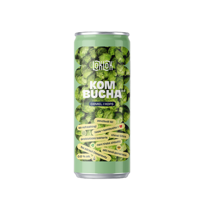 12x Loklok kombucha Chmel 330ml