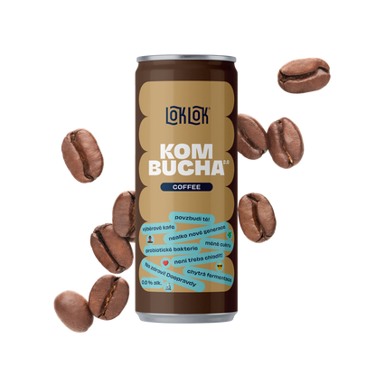 12x Loklok kombucha Káva 330ml