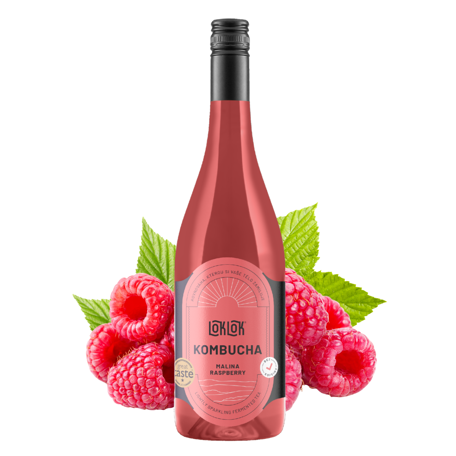 6x Loklok kombucha Malina 750ml