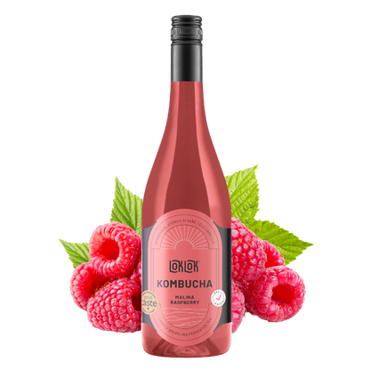 6x Loklok kombucha Malina 750ml