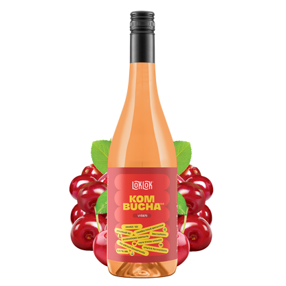 6x Loklok kombucha Višeň 750ml