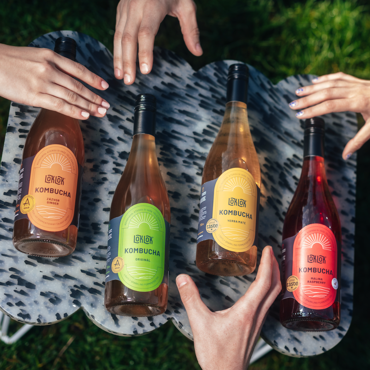 Loklok nealko kombucha 750ml mix