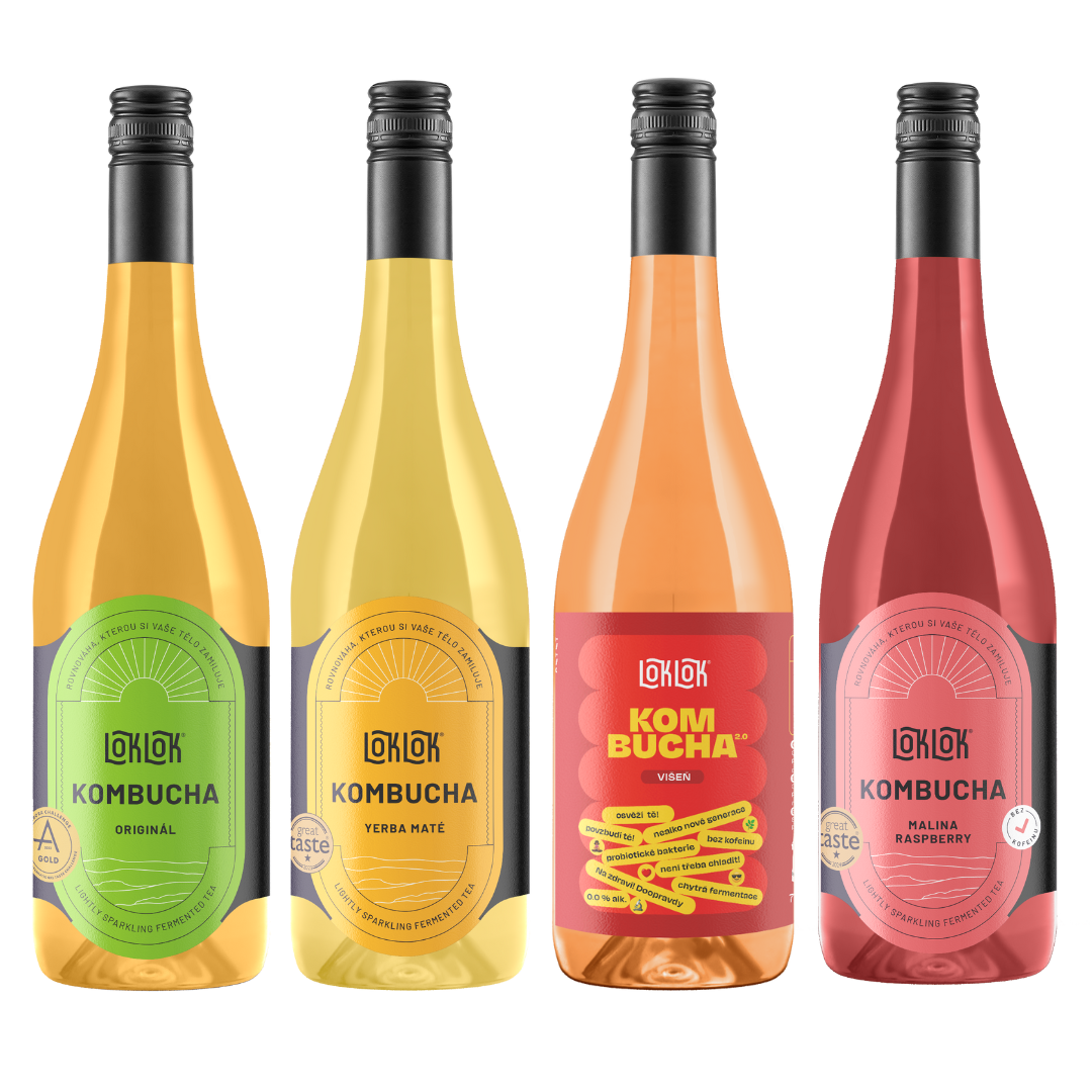 6x Loklok kombucha MIX 750ml