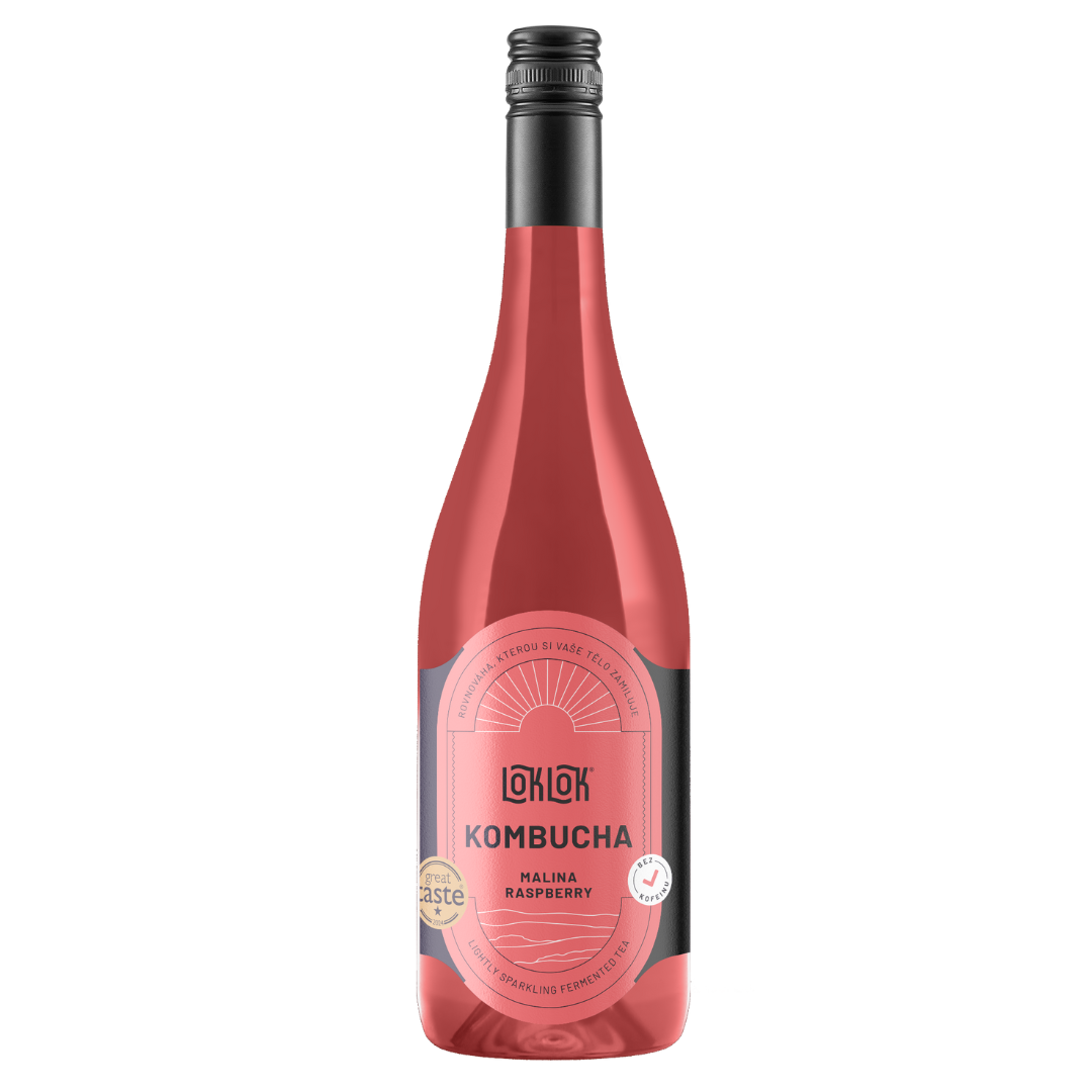 6x Loklok kombucha Malina 750ml